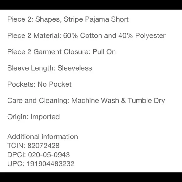 3/$20 - Weekend Soul Los Angeles Pajama Set, S - Picture 5 of 7